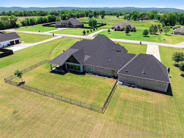 1580 Dawson Dr, Fort Gibson, OK 74434 - view from above of property