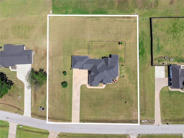 1580 Dawson Dr, Fort Gibson, OK 74434 - drone / aerial view