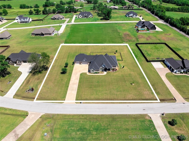 1580 Dawson Dr, Fort Gibson, OK 74434 - drone / aerial view