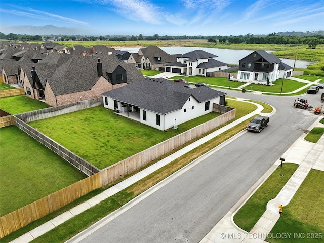5807 E 128th St S, Bixby, OK 74008 - aerial view of residential area with a nearby body of water