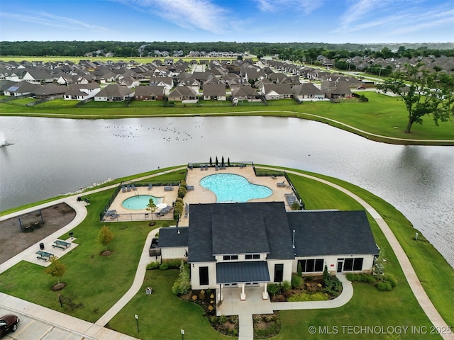 5807 E 128th St S, Bixby, OK 74008 - aerial view of property and surrounding area featuring nearby suburban area