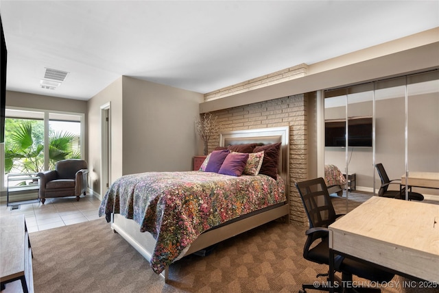 6232 S Jamestown Ave, Tulsa, OK 74136 - tiled bedroom with baseboards