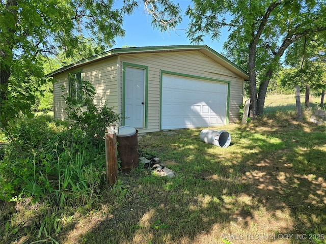 5581 36700th Rd, Terlton, OK 74081 - view of detached garage