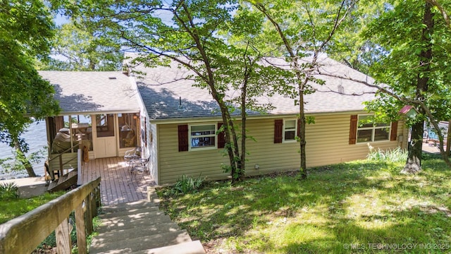55890 E 315th Rd, Jay, OK 74346 - view of front of property with a shingled roof