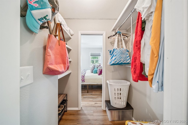 55890 E 315th Rd, Jay, OK 74346 - spacious closet with wood finished floors