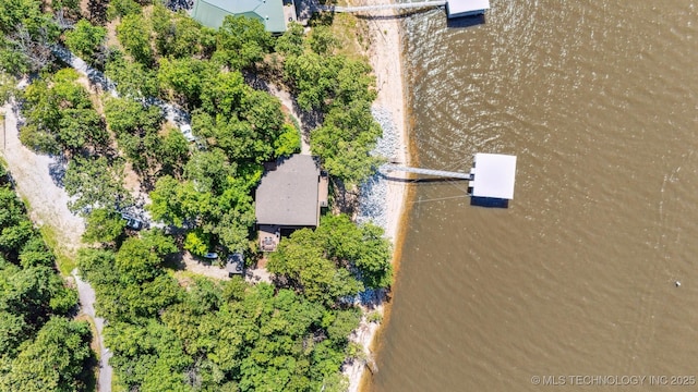 55890 E 315th Rd, Jay, OK 74346 - bird's eye view of a large body of water and a tree filled landscape