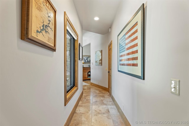 33268 Cardinal Dr, Afton, OK 74331 - hall with baseboards and recessed lighting