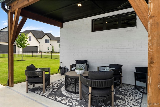 7408 E College St, Broken Arrow, OK 74014 - view of patio