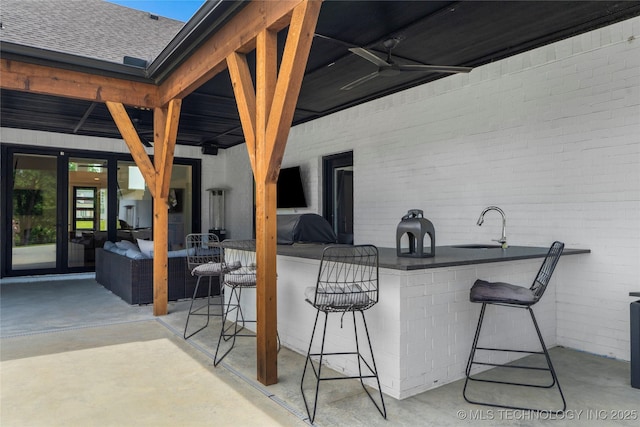 7408 E College St, Broken Arrow, OK 74014 - view of patio / terrace featuring area for grilling