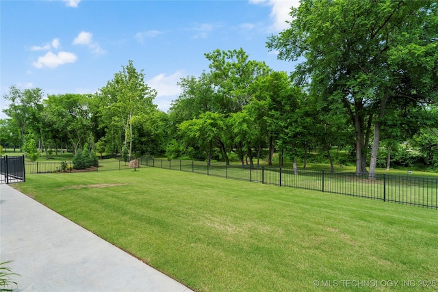 7408 E College St, Broken Arrow, OK 74014 - view of yard with view of scattered trees