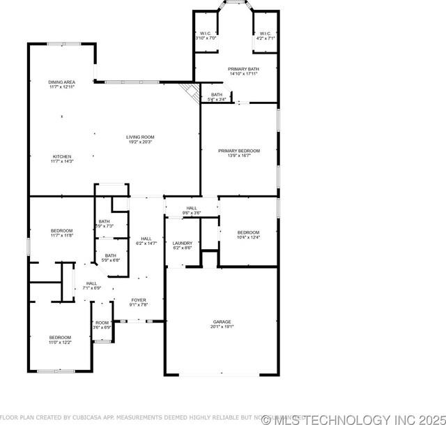 12523 S Cedar Pl, Jenks, OK 74037 - view of room layout