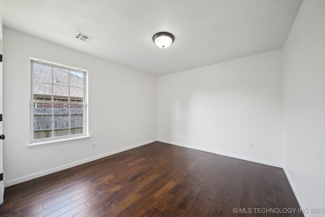 12523 S Cedar Pl, Jenks, OK 74037 - spare room with hardwood / wood-style flooring
