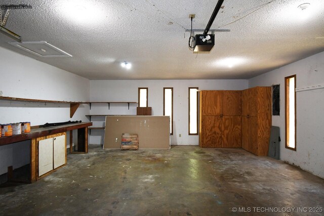 17079 S 125th St, Webbers Falls, OK 74470 - garage featuring a garage door opener