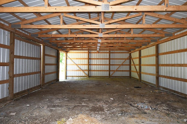17079 S 125th St, Webbers Falls, OK 74470 - garage featuring metal wall