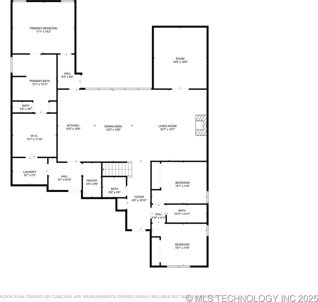 2338 E 134th St S, Bixby, OK 74008 - view of room layout