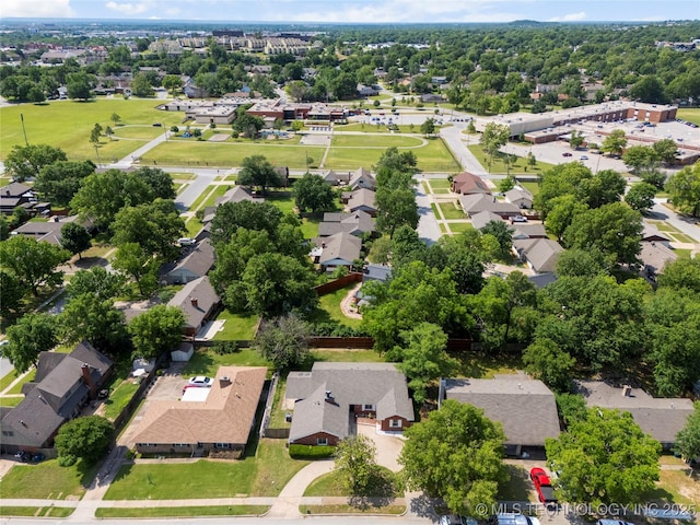 7532 E 55th Pl, Tulsa, OK 74145 - aerial perspective of suburban area