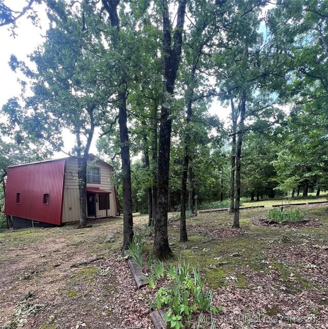 95398 S 4556, Vian, OK 74962 - view of yard