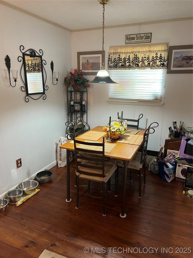 95398 S 4556, Vian, OK 74962 - dining room featuring wood finished floors and crown molding