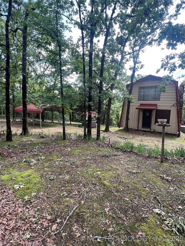 95398 S 4556, Vian, OK 74962 - view of yard featuring a gazebo