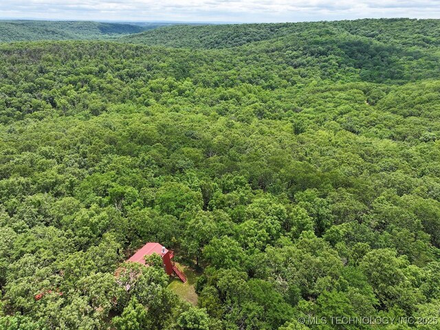 95398 S 4556, Vian, OK 74962 - drone / aerial view of a heavily wooded area