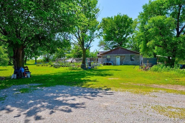 7008 S Hwy 28, Chelsea, OK 74016 - view of yard