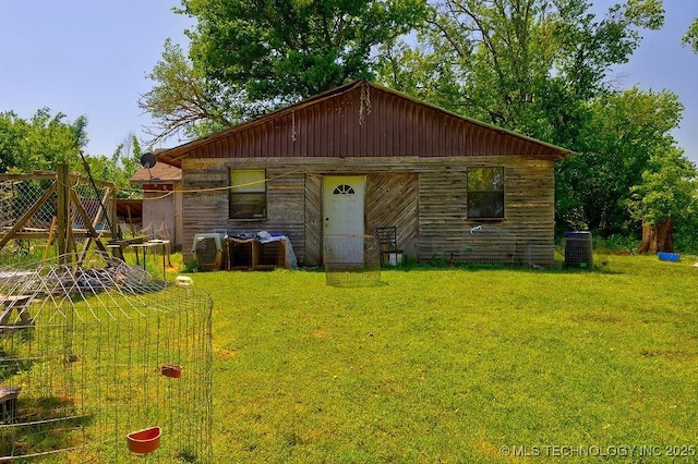 7008 S Hwy 28, Chelsea, OK 74016 - view of outbuilding with central AC