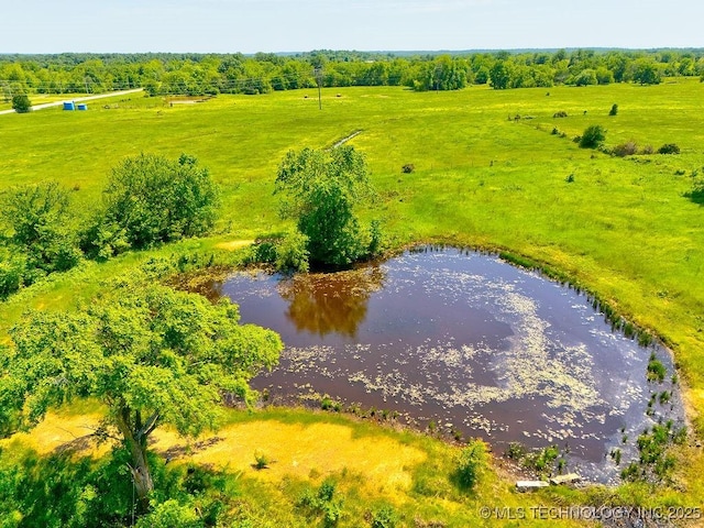 7008 S Hwy 28, Chelsea, OK 74016 - overview of rural landscape featuring a large body of water