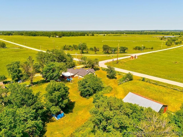 7008 S Hwy 28, Chelsea, OK 74016 - aerial view of sparsely populated area with agricultural land