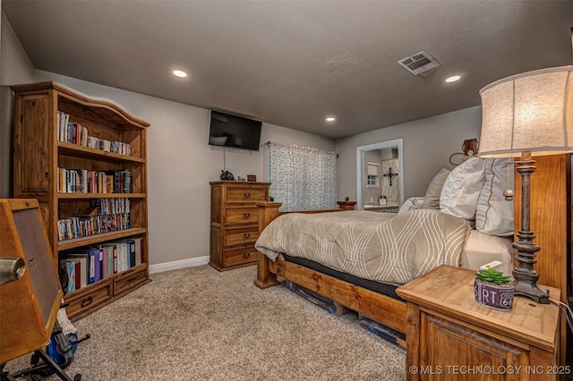 1319 SE 3rd St, Antlers, OK 74523 - carpeted bedroom with baseboards and recessed lighting