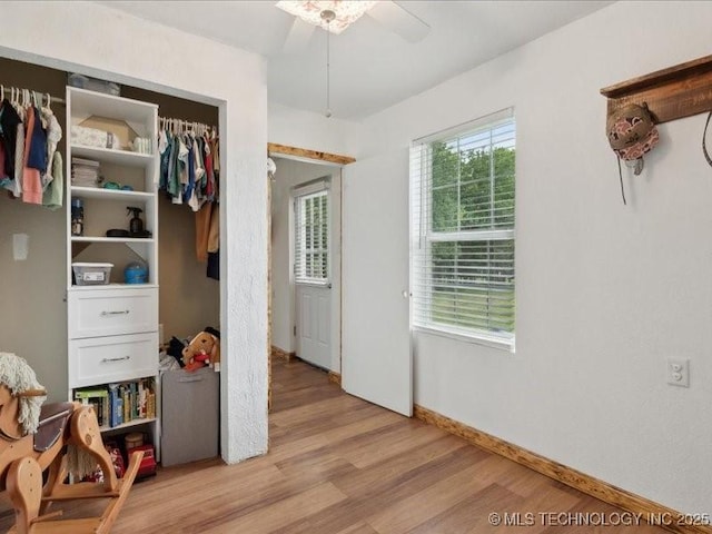 25301 E 330th Rd, Chelsea, OK 74016 - bedroom featuring light wood-type flooring and baseboards