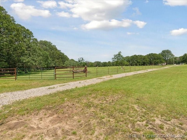 25301 E 330th Rd, Chelsea, OK 74016 - view of yard with a view of rural / pastoral area
