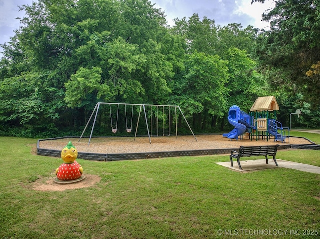 406 Sequoyah Trl, Norman, OK 73071 - community jungle gym with a yard