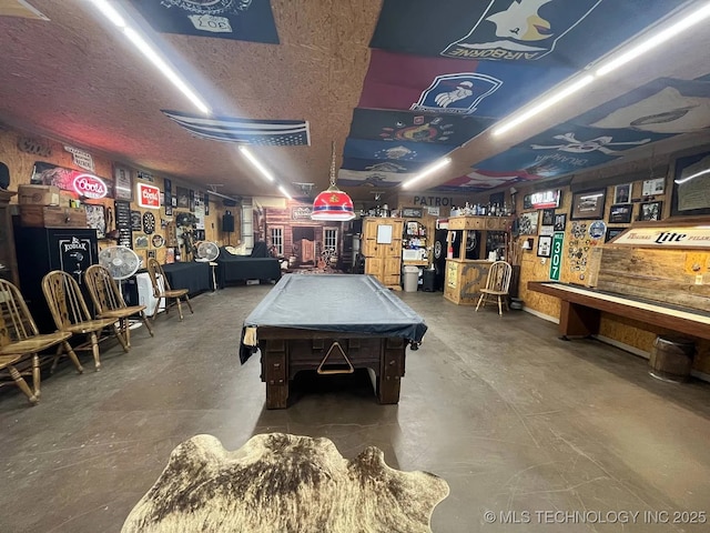 17 Zachary Taylor, Durant, OK 74701 - recreation room featuring billiards and concrete flooring