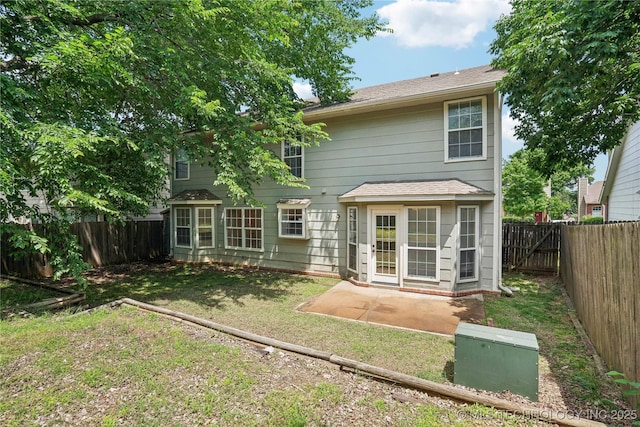 9306 S 94th E Ave, Tulsa, OK 74133 - rear view of property with a patio area