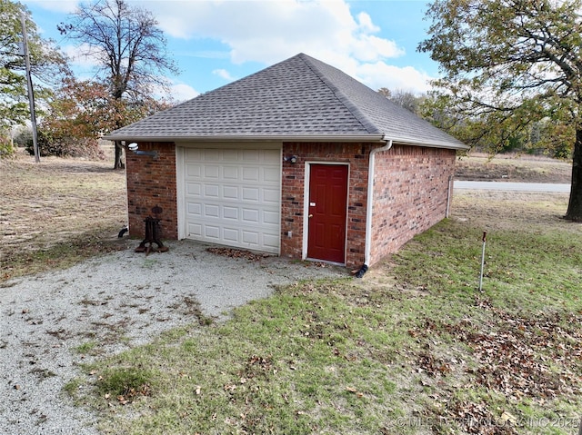 2013 State Highway 9a, Eufaula, OK 74432 - view of detached garage