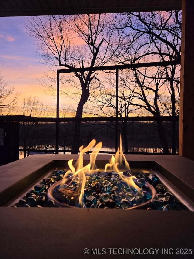 110534 S 4183rd Rd, Checotah, OK 74426 - exterior view of a fire pit