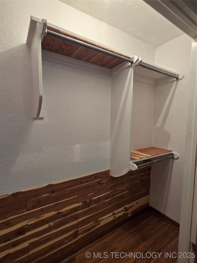 110534 S 4183rd Rd, Checotah, OK 74426 - spacious closet featuring dark wood-style flooring