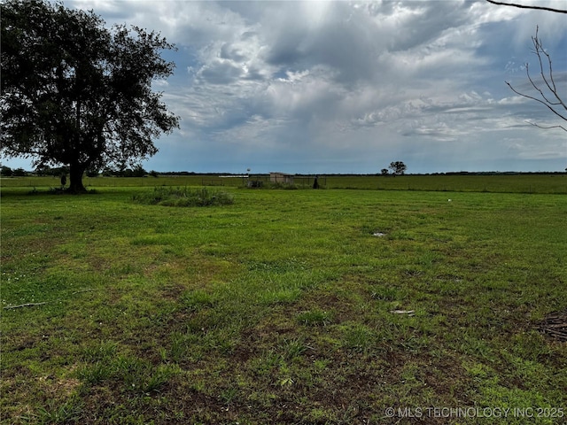 26230 Ash Rd, Boynton, OK 74422 - view of grassy yard with a rural view