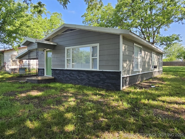 420 W State, Stratford, OK 74872 - view of side of property with brick siding