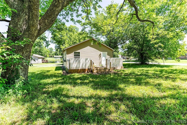 609 E Tejon Ave, Bristow, OK 74010 - view of grassy yard