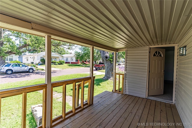 302 E 8th Ave, Bristow, OK 74010 - porch with a lawn and a residential view