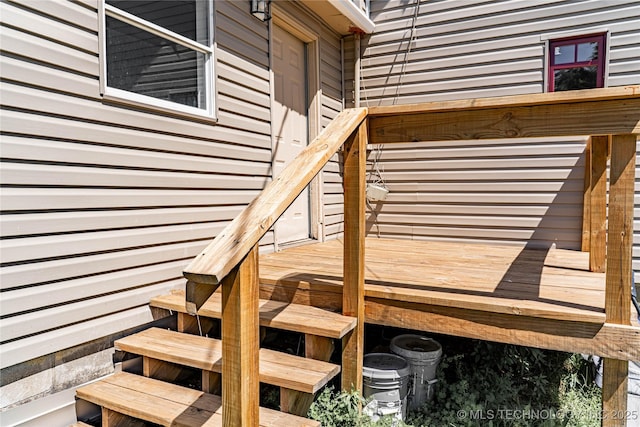 302 E 8th Ave, Bristow, OK 74010 - view of wooden terrace