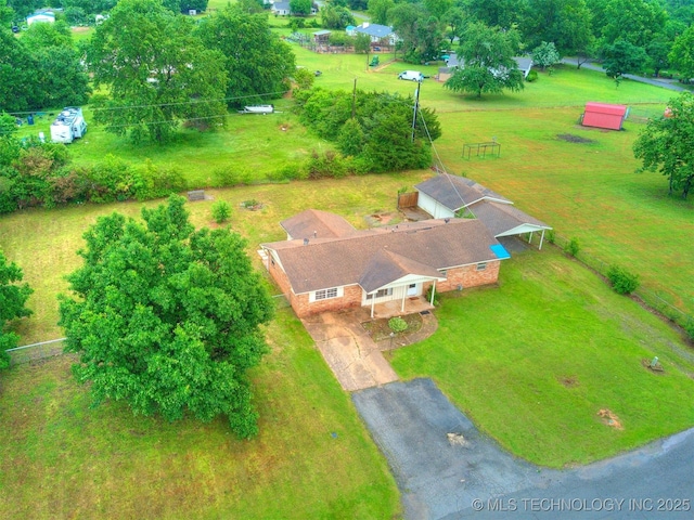 12641 S 281st E Ave, Coweta, OK 74429 - view from above of property