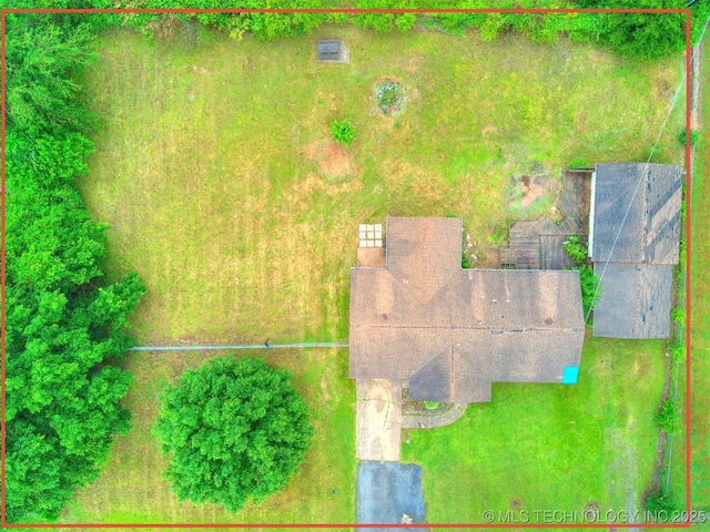 12641 S 281st E Ave, Coweta, OK 74429 - view of property location featuring property boundaries highlighted