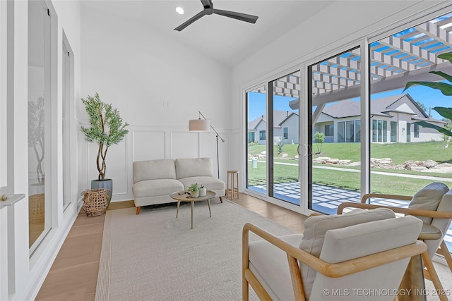 1227 N 71st Pl, Broken Arrow, OK 74014 - sunroom / solarium with vaulted ceiling
