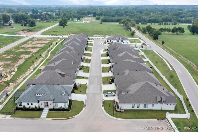 1227 N 71st Pl, Broken Arrow, OK 74014 - aerial perspective of suburban area