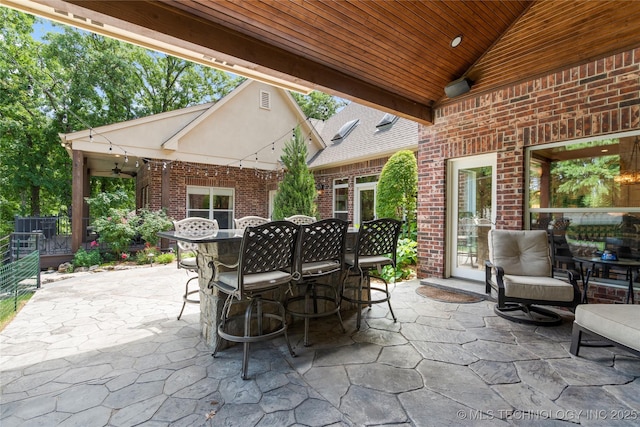11406 69th E Pl, Bixby, OK 74008 - view of patio with outdoor dining area