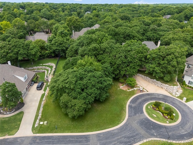 11406 69th E Pl, Bixby, OK 74008 - aerial view of a forest