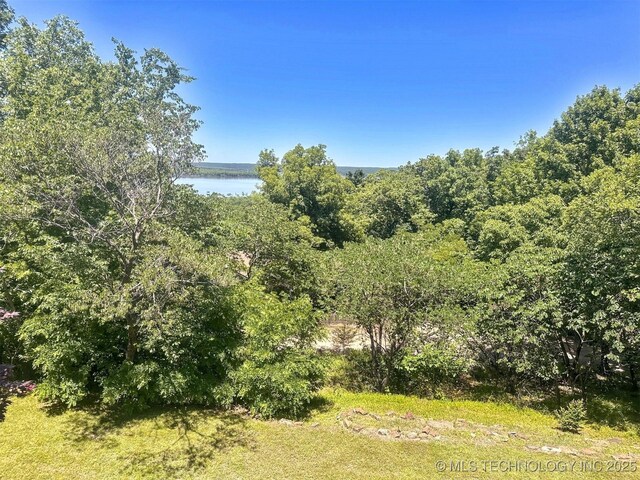 3293 W Southern Ave, Hulbert, OK 74441 - view of wooded area featuring a water view