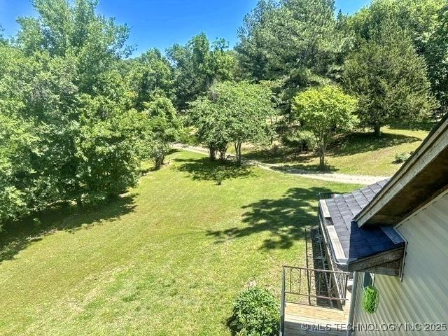 3293 W Southern Ave, Hulbert, OK 74441 - view of green lawn